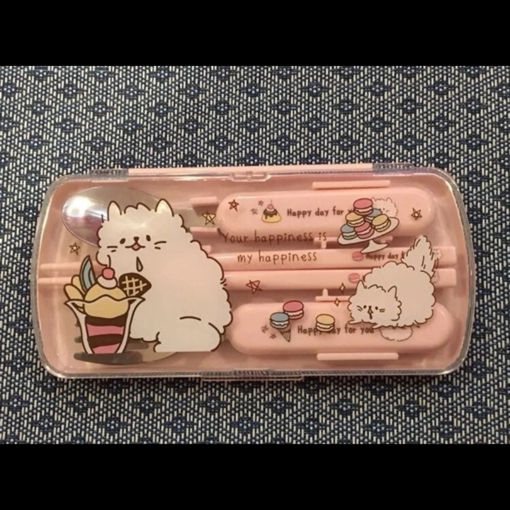 Cat Toddler’s Utensil Set